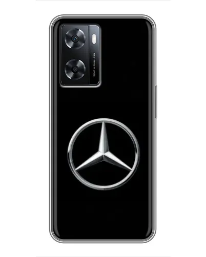 Чехол для OPPO A57s с картинкой «Mercedes классический лого»