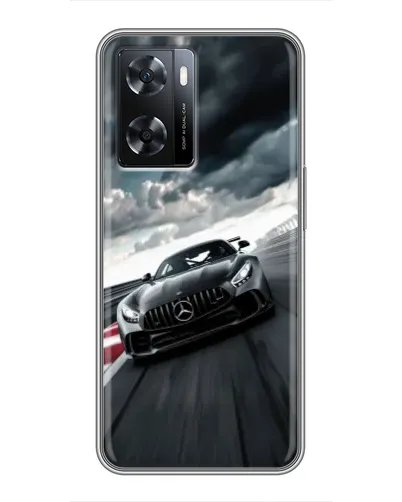 Чехол для OPPO A57s с картинкой «Гоночный Mercedes AMG»