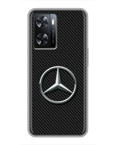 Чехол для OPPO A57s с картинкой «Карбоновый Mercedes стиль» Чехол для OPPO A57s с картинкой «Карбоновый Mercedes стиль»