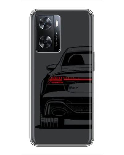 Чехол для OPPO A57s с картинкой «Задняя часть Audi — арт»