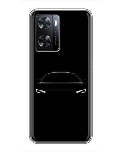 Чехол для OPPO A57s с картинкой «Взгляд Audi в темноте»