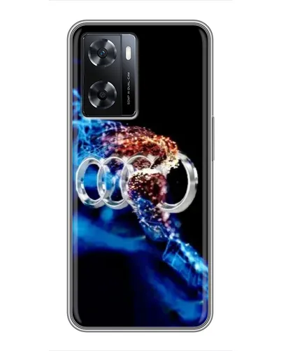 Чехол для OPPO A57s с картинкой «Энергия лого Audi»