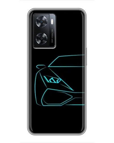 Чохол для OPPO A57s з картинкою «Блакитний силует Lamborghini» Чохол для OPPO A57s з картинкою «Блакитний силует Lamborghini»