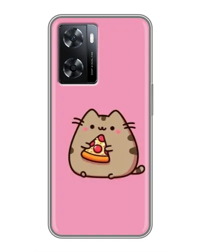 Чохол для OPPO A57s з картинкою «Пушин із піцою»