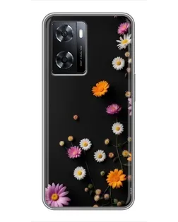 Чохол для OPPO A57s з картинкою «Квіткова композиція»