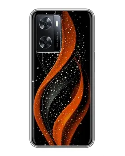 Чохол для OPPO A57s з картинкою «Вогняна зоряна хвиля»