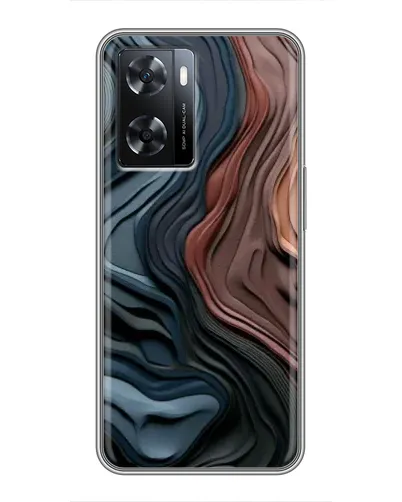 Чохол для OPPO A57s з картинкою «Кольорові хвилі каньйону» Чохол для OPPO A57s з картинкою «Кольорові хвилі каньйону»