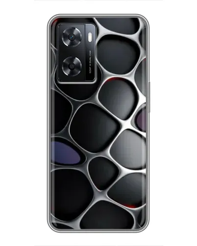 Чохол для OPPO A57s з картинкою «Об'ємна темна решітка» Чохол для OPPO A57s з картинкою «Об'ємна темна решітка»