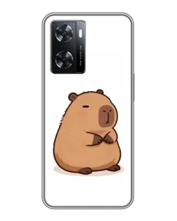 Чохол для OPPO A57s з картинкою «Товстенька капібара»