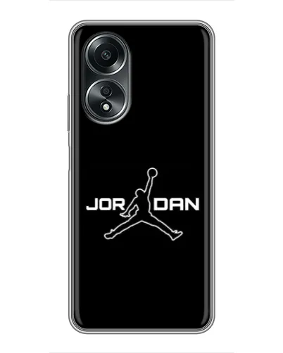 Чехол для OPPO A58 (4G) с картинкой «Nike Pink Swirl»