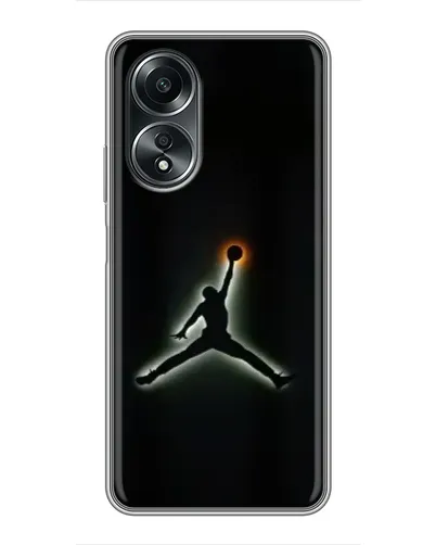 Чехол для OPPO A58 (4G) с картинкой «Jordan Gradient Logo»