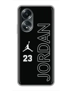 Чехол для OPPO A58 (4G) с картинкой «Jordan Vertical»