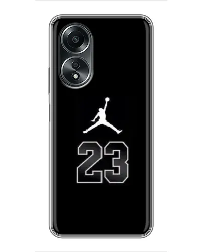 Чехол для OPPO A58 (4G) с картинкой «Jordan Flight 23»