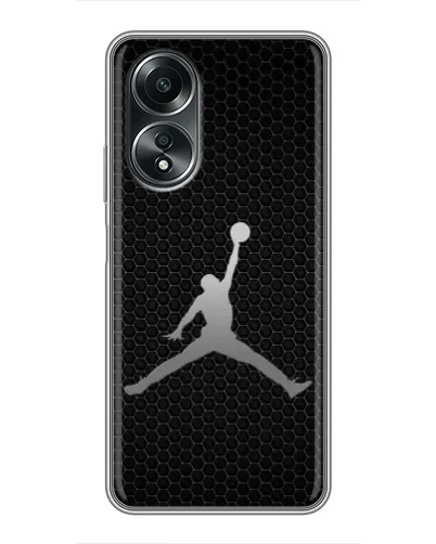 Чехол для OPPO A58 (4G) с картинкой «Jordan Dark Carbon»
