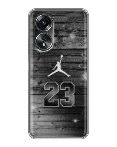 Чехол для OPPO A58 (4G) с картинкой «Jordan Carbon 23»