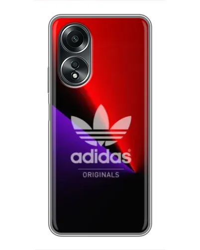Чехол для OPPO A58 (4G) с картинкой «Adidas Red Neon» Чехол для OPPO A58 (4G) с картинкой «Adidas Red Neon»