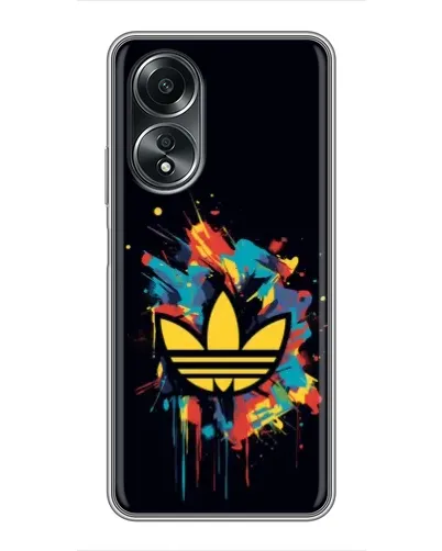 Чехол для OPPO A58 (4G) с картинкой «Adidas Splash» Чехол для OPPO A58 (4G) с картинкой «Adidas Splash»