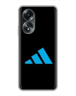 Чехол для OPPO A58 (4G) с картинкой «Adidas Cyan Logo» Чехол для OPPO A58 (4G) с картинкой «Adidas Cyan Logo»