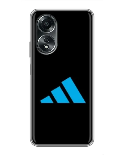 Чехол для OPPO A58 (4G) с картинкой «Adidas Cyan Logo» Чехол для OPPO A58 (4G) с картинкой «Adidas Cyan Logo»