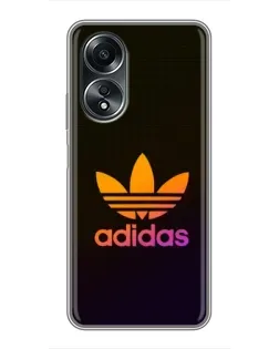 Чехол для OPPO A58 (4G) с картинкой «Градиент Adidas» Чехол для OPPO A58 (4G) с картинкой «Градиент Adidas»