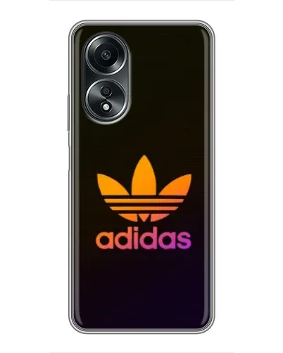 Чехол для OPPO A58 (4G) с картинкой «Градиент Adidas» Чехол для OPPO A58 (4G) с картинкой «Градиент Adidas»