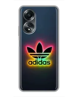Чехол для OPPO A58 (4G) с картинкой «Неоновый Adidas» Чехол для OPPO A58 (4G) с картинкой «Неоновый Adidas»