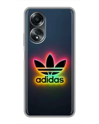 Чехол для OPPO A58 (4G) с картинкой «Неоновый Adidas» Чехол для OPPO A58 (4G) с картинкой «Неоновый Adidas»