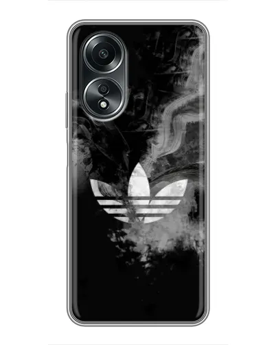 Чехол для OPPO A58 (4G) с картинкой «Абстрактный дым Adidas» Чехол для OPPO A58 (4G) с картинкой «Абстрактный дым Adidas»