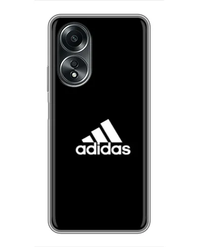 Чехол для OPPO A58 (4G) с картинкой «Черная классика Adidas» Чехол для OPPO A58 (4G) с картинкой «Черная классика Adidas»