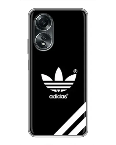 Чехол для OPPO A58 (4G) с картинкой «Adidas с диагональными полосами» Чехол для OPPO A58 (4G) с картинкой «Adidas с диагональными полосами»