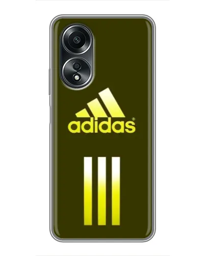 Чехол для OPPO A58 (4G) с картинкой «Оливковый градиент Adidas» Чехол для OPPO A58 (4G) с картинкой «Оливковый градиент Adidas»