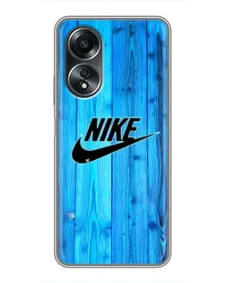 Чехол для OPPO A58 (4G) с картинкой «Голубое дерево Nike»