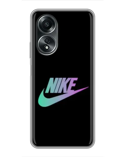 Чехол для OPPO A58 (4G) с картинкой «Nike — городская ночь»