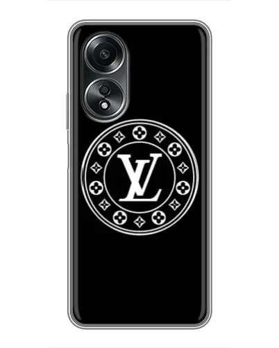 Чехол для OPPO A58 (4G) с картинкой «LV — печать стиля» Чехол для OPPO A58 (4G) с картинкой «LV — печать стиля»