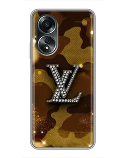 Чехол для OPPO A58 (4G) с картинкой «Камуфляжный Louis Vuitton»