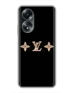 Чехол для OPPO A58 (4G) с картинкой «Louis Vuitton — минимализм»