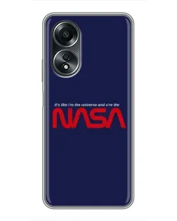 Чехол для OPPO A58 (4G) с картинкой «NASA — глубокий космос»