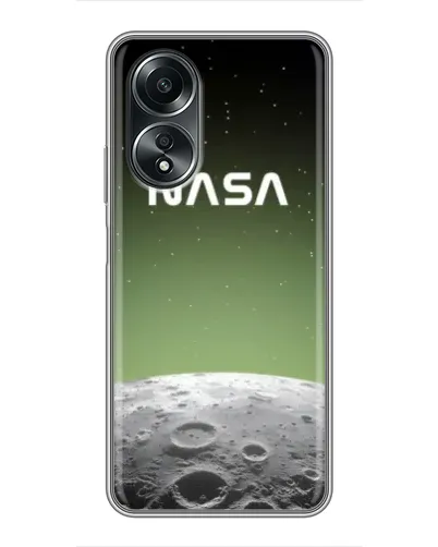 Чехол для OPPO A58 (4G) с картинкой «NASA — лунный градиент»