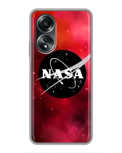 Чехол для OPPO A58 (4G) с картинкой «NASA — красная туманность»
