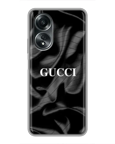 Чехол для OPPO A58 (4G) с картинкой «Gucci — шелковые волны»