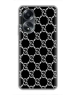 Чехол для OPPO A58 (4G) с картинкой «Gucci — сетчатый паттерн» Чехол для OPPO A58 (4G) с картинкой «Gucci — сетчатый паттерн»