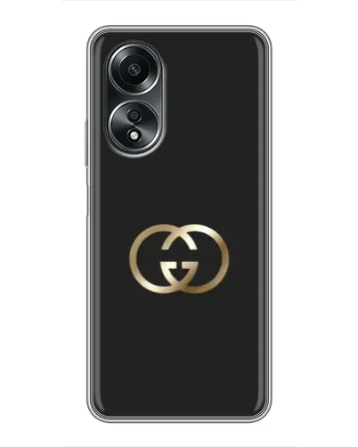 Чехол для OPPO A58 (4G) с картинкой «Минимализм Gucci»