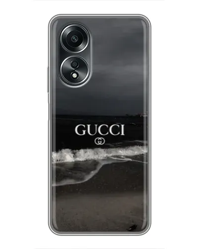 Чехол для OPPO A58 (4G) с картинкой «Gucci — морской прибой»