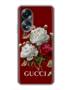 Чехол для OPPO A58 (4G) с картинкой «Gucci — сад» Чехол для OPPO A58 (4G) с картинкой «Gucci — сад»