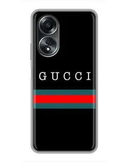 Чехол для OPPO A58 (4G) с картинкой «Gucci — красный пояс» Чехол для OPPO A58 (4G) с картинкой «Gucci — красный пояс»