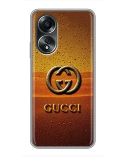 Чехол для OPPO A58 (4G) с картинкой «Gucci — солнечный градиент» Чехол для OPPO A58 (4G) с картинкой «Gucci — солнечный градиент»