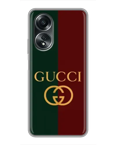 Чехол для OPPO A58 (4G) с картинкой «Gucci — темно-зеленый градиент» Чехол для OPPO A58 (4G) с картинкой «Gucci — темно-зеленый градиент»