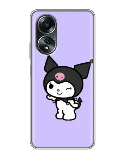 Чехол для OPPO A58 (4G) с картинкой «Классическая Kuromi»