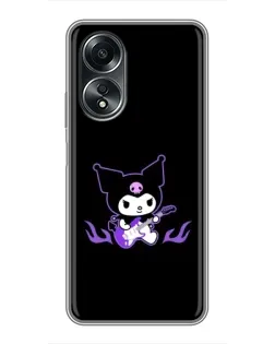 Чехол для OPPO A58 (4G) с картинкой «Электрическая Kuromi»