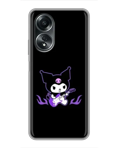 Чехол для OPPO A58 (4G) с картинкой «Электрическая Kuromi»